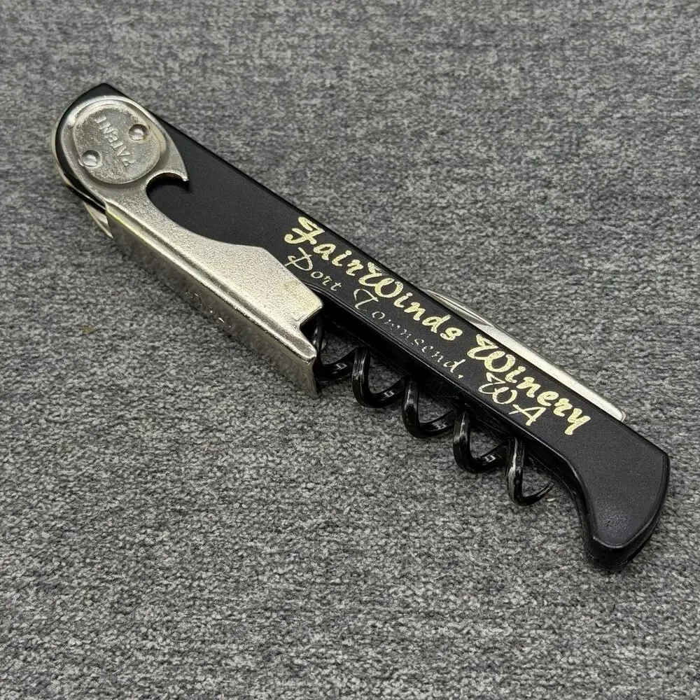 FairWinds Winery Port Townsend WA Professional Corkscrew Wine Bottle Opener READ